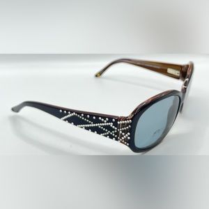 Jimmy Crystal GL825 Black Brown Sunglasses Frames Only